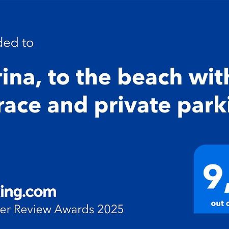 Karina, To The Beach With Terrace And Private Parking 萨沃纳 外观 照片